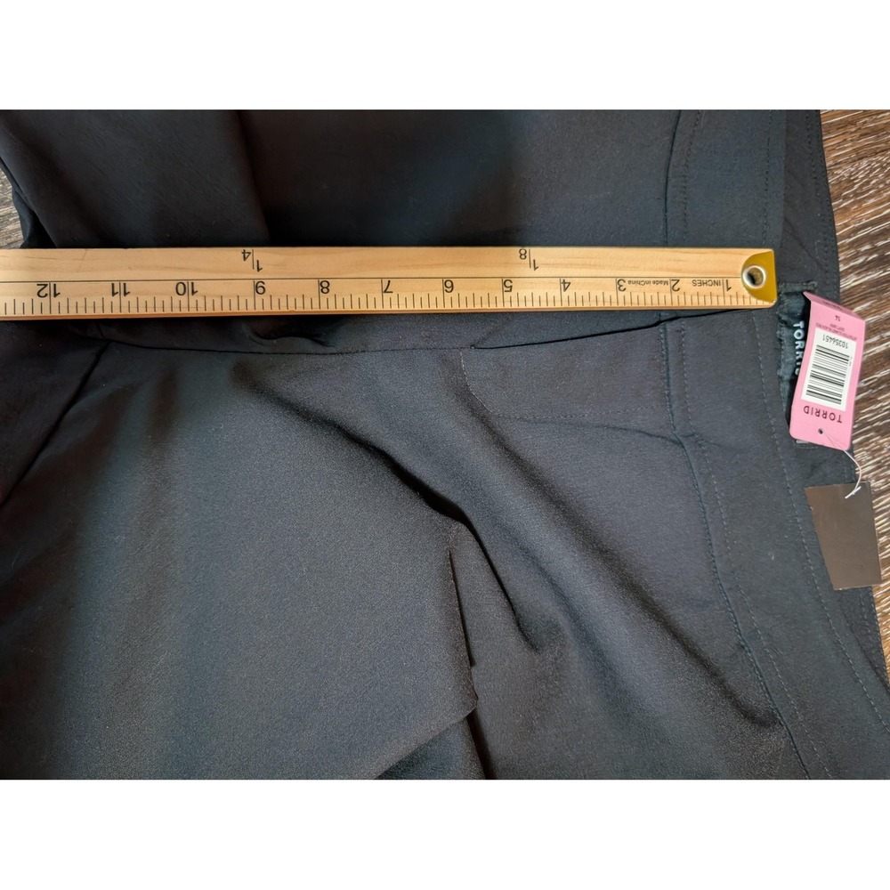 Torrid Pants Womens 14 Black Jetsetter Slim Boot Dress Work Trousers - Picture 9 of 11